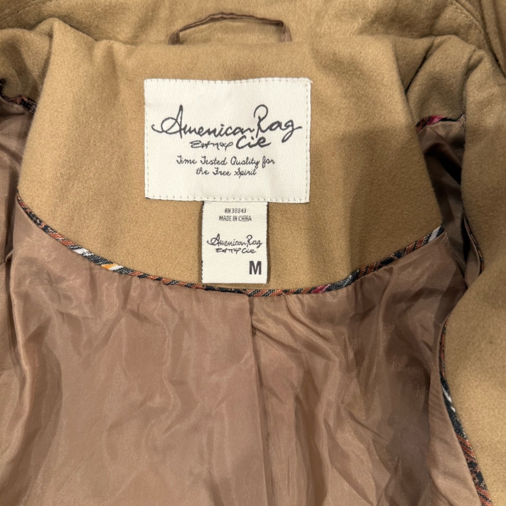 American Rag Tan Pea Coat - Picture 10 of 13